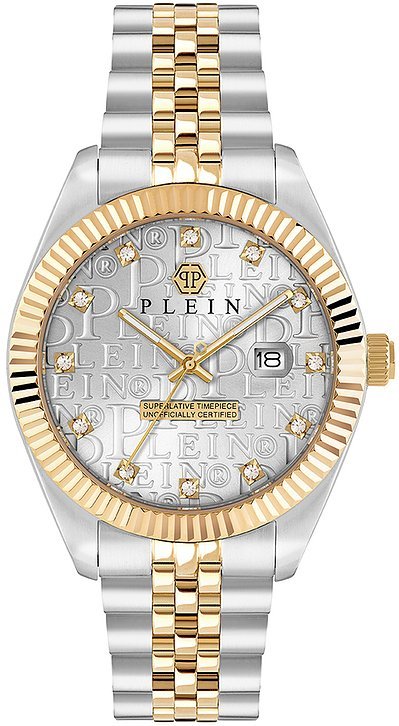 Philipp Plein Herrenuhr Date Superlative Gent PWMFA0425 Edelstahl