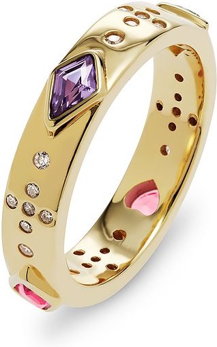 JETTE Damenring MAGICAL 89191335 925er Silber, recycelt