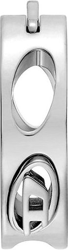 Diesel Einzelner Ohrschmuck D LOGO DX1664040 Edelstahl