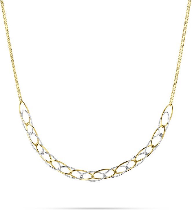 Valeria Kette 89115817 585er Gelbgold, 585er Weißgold