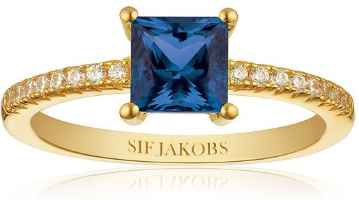 Sif Jakobs Jewellery Damenring SJ-R42280-BLCZ-YG-50 925er Silber