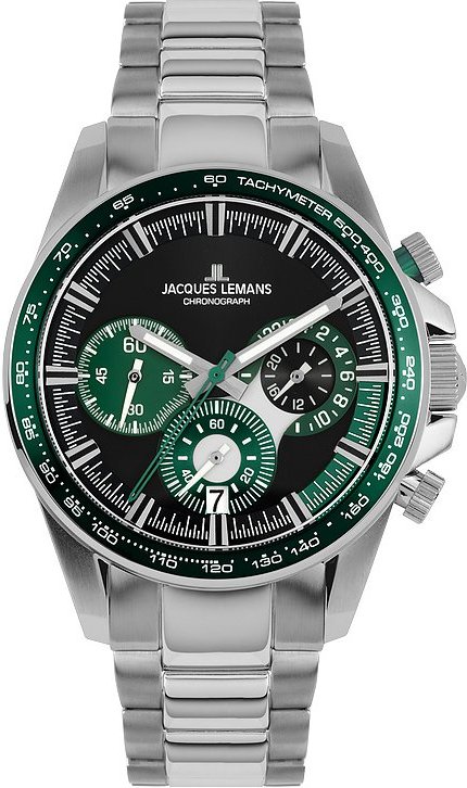 Jacques Lemans Chronograph 1-2127G Edelstahl