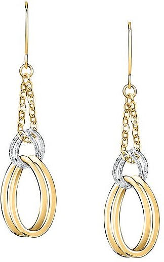 Valeria Ohrhänger 89131987 585er Gelbgold, 585er Weißgold