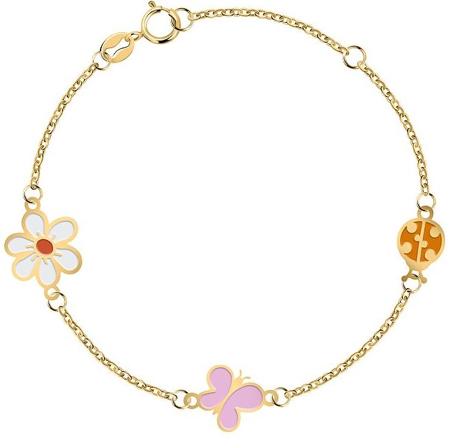 FAVS Little Friends Armband 89149428 375er Gelbgold