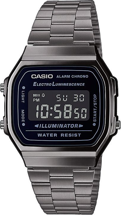 Casio Unisexuhr Vintage A168WEGG-1BEF Kunststoff