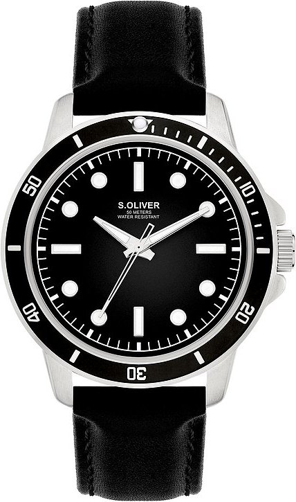 s.Oliver Herrenuhr Klassisch & Elegant SO-4425-LQ Metall