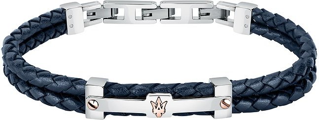 Maserati Armband JM422AVE10 Edelstahl, Leder, recycelt