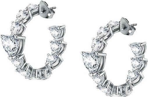 Chiara Ferragni Creolen Infinity Love J19AUV28 Messing