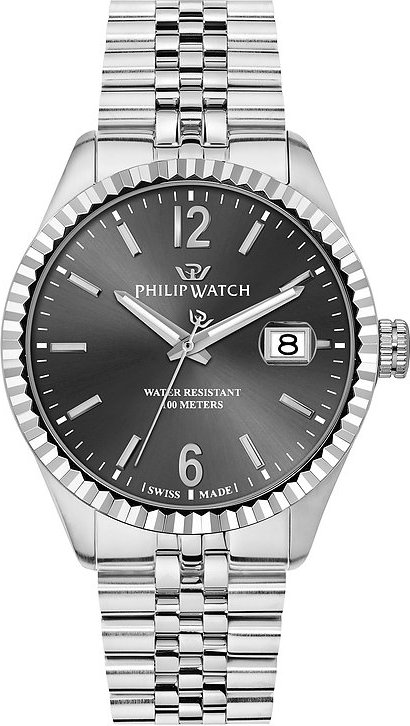 Philip Watch Herrenuhr Caribe Urban R8253597112 Edelstahl
