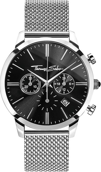 Thomas Sabo Chronograph Rebel at heart WA0245-201-203-42 mm Edelstahl