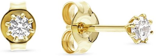 FAVS Ohrstecker 89176379 375er Gelbgold