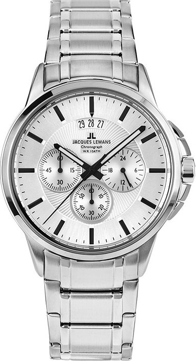 Jacques Lemans Chronograph Classic 1-1542P Edelstahl