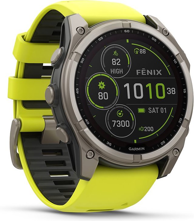 Garmin Smartwatch Fenix 8 - 51 mm Solar Sapphire Graphit Titanium Titan 010-02907-21