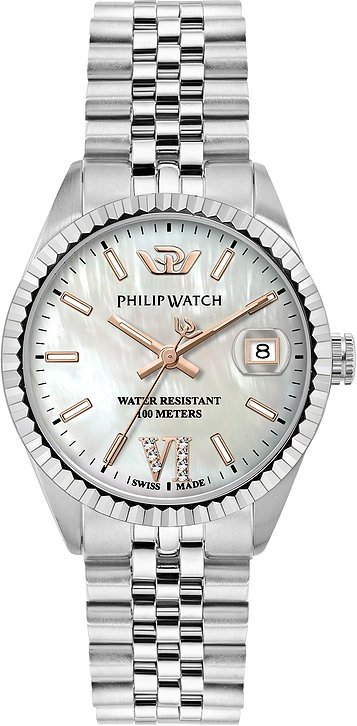 Philip Watch Damenuhr Caribe R8253597672 Edelstahl