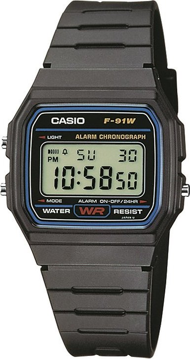 Casio Herrenuhr CASIO Collection F-91W-1YEG Resin