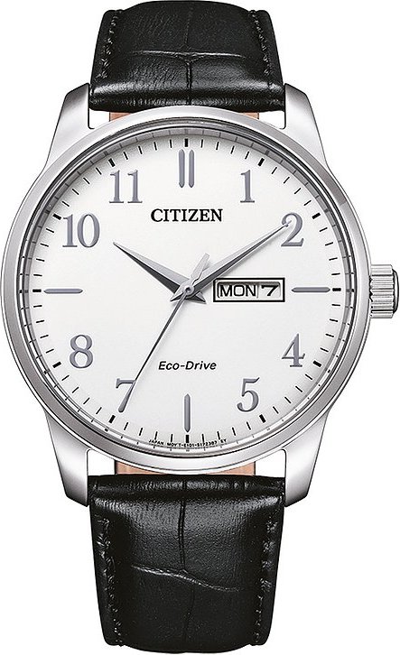 Citizen Herrenuhr Leder Sport Eco Drive BM8550-14AE Edelstahl