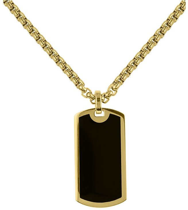 Jacques Lemans Kette S-C141B Edelstahl, Farbstein