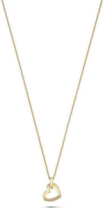 JETTE Kette TWISTED HEART 87690318 925er Silber