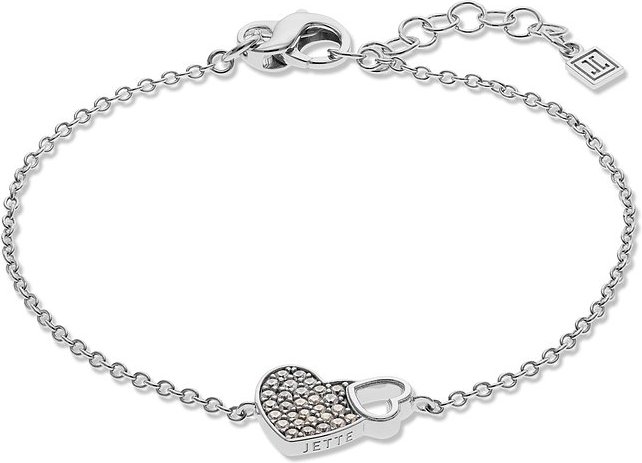 JETTE Armband HEARTS 89217280 925er Silber, recycelt