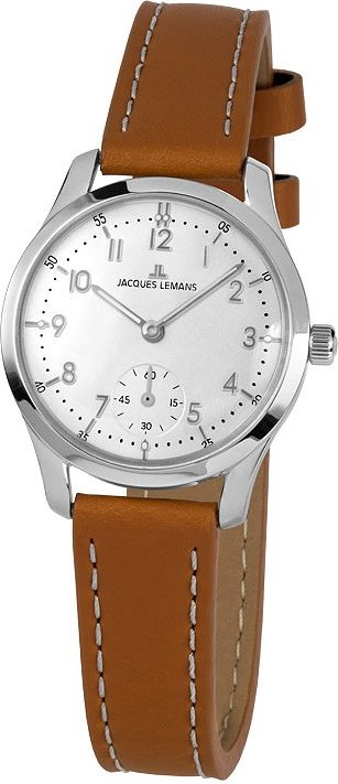 Jacques Lemans Damenuhr Retro Classic 1-2065B Edelstahl
