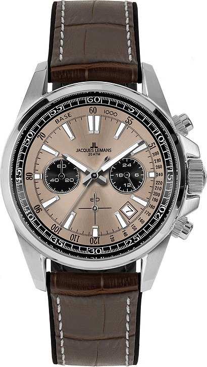 Jacques Lemans Chronograph Sport 1-2117ZF Edelstahl