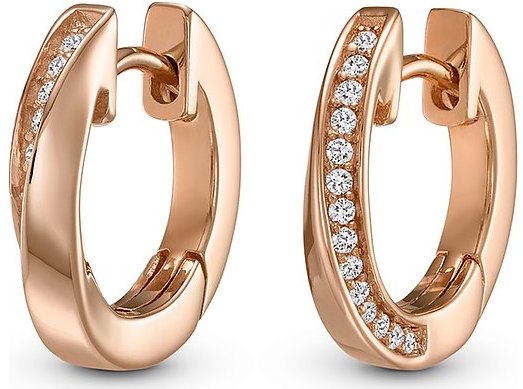 JETTE Creolen TWISTED 87690423 925er Silber