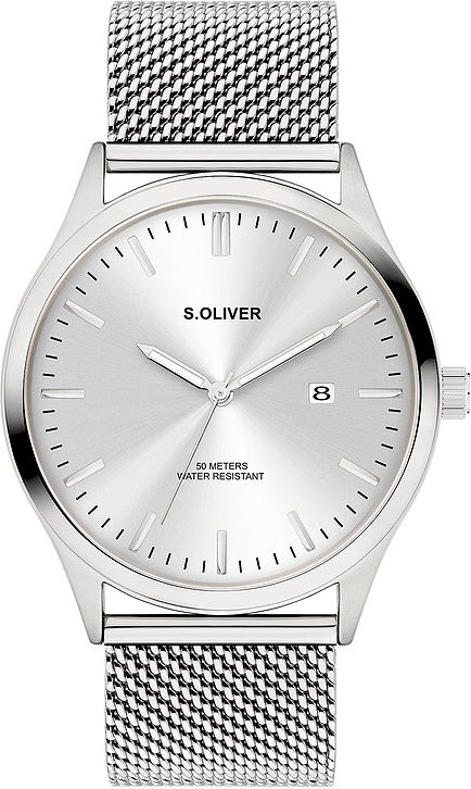 s.Oliver Herrenuhr Modern & Zeitlos SO-4431-MQ Metall