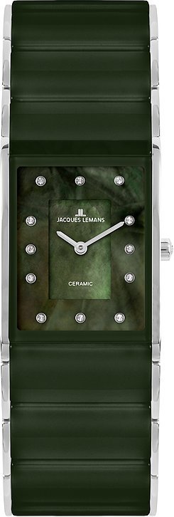 Jacques Lemans Damenuhr High-Tech Ceramic 1-1940I Edelstahl
