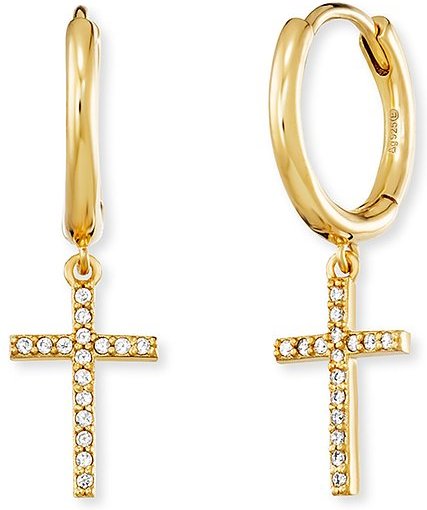 Engelsrufer Ohrhänger ERE-LILCROSS-ZI-G-CR 925er Silber