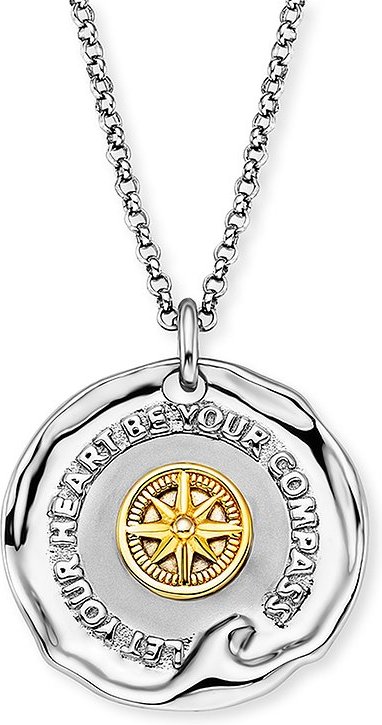 Engelsrufer Kette ERN-TALISMAN-WAVE-BI 925er Silber