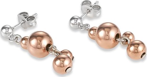 Coeur de Lion Ohrstecker 4983/21-1631 Silber rhodiniert, Edelstahl