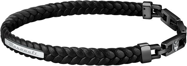 Maserati Armband JM222AVE02 Edelstahl, Leder, recycelt