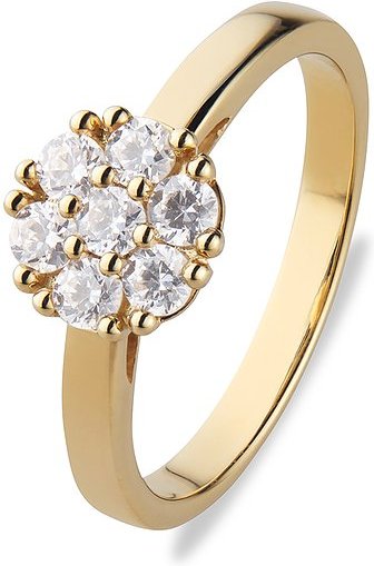 Valeria Damenring 89220114 585er Gelbgold