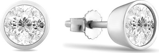 FAVS Ohrstecker 88362454 375er Weißgold