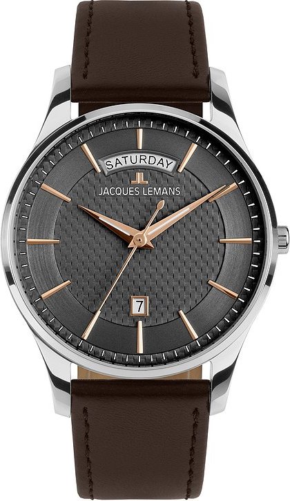 Jacques Lemans Herrenuhr London 1-2193D Edelstahl