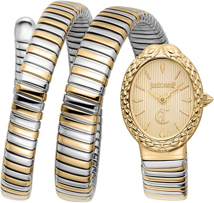 Just Cavalli Damenuhr Signature Snake JC1L391M0045 Edelstahl