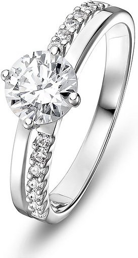 Valeria Damenring 89208371 375er Weißgold