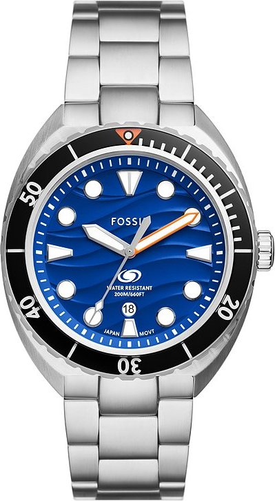 Fossil Herrenuhr BREAKER FS6064 Edelstahl