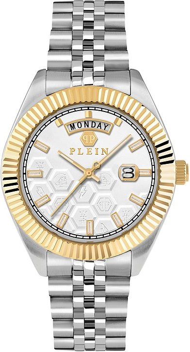 Philipp Plein Herrenuhr DATE SUPERLATIVE GENT PWPVA0324 Edelstahl