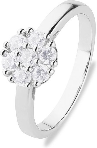 Valeria Damenring 89220244 585er Weißgold