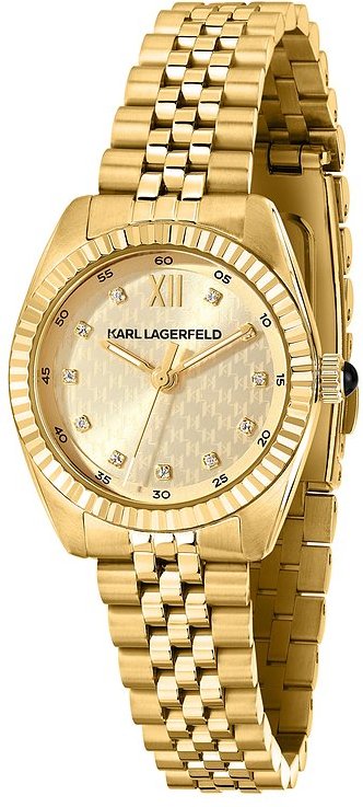 Karl Lagerfeld Damenuhr Timeless Code Mini R0553109501 Edelstahl