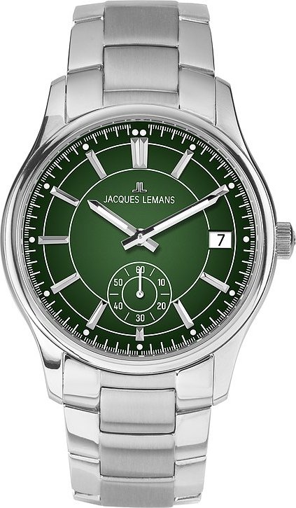 Jacques Lemans Herrenuhr Derby 1-2197H Edelstahl