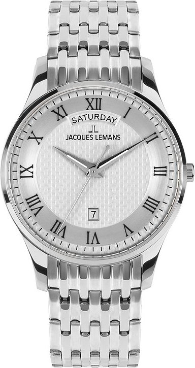 Jacques Lemans Herrenuhr Classic 1-2193N Edelstahl