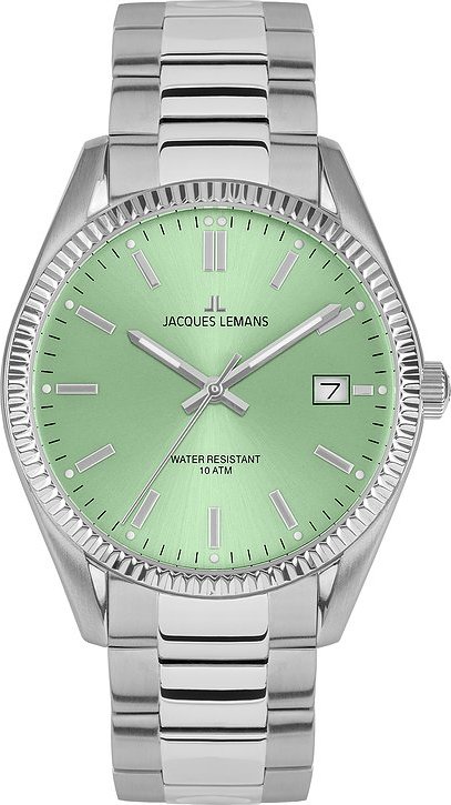 Jacques Lemans Herrenuhr Derby 50-3F Edelstahl