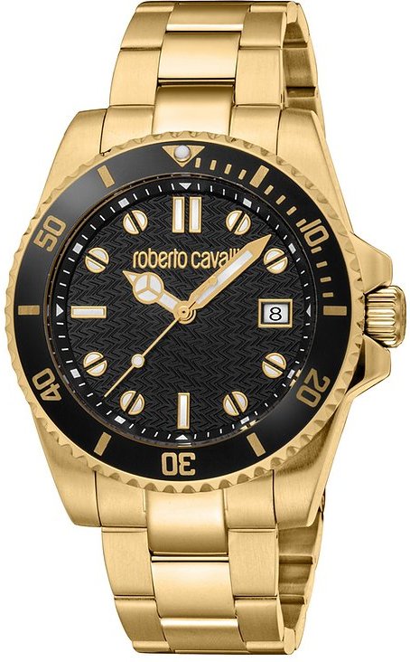 Roberto Cavalli Herrenuhr Roberto Cavalli RC5G129M0075 Edelstahl