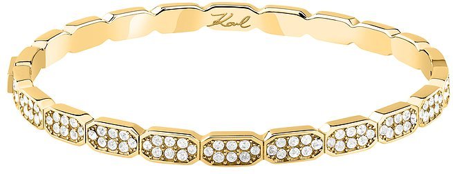 Karl Lagerfeld Armreif Crystals KLAYC59 Edelstahl