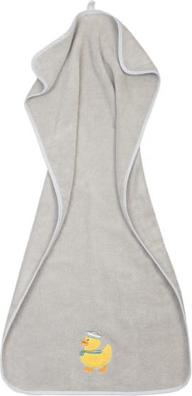 Smithy Pastellflausch Ente - Kinderhandtuch 50 x 100 cm - Farbe: hellgrau (2003121)