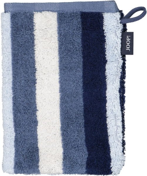 JOOP! Handtücher Vibe Streifen 1698 - Farbe: ozean - 11 - Waschhandschuh 16x22 cm