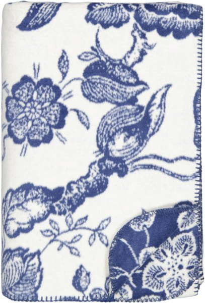 Villeroy & Boch Wohndecken Paradiso - Farbe: Navy Peony - 150x200 cm