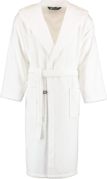 Rhomtuft - Bademantel Baronesse unisex - Farbe: weiß - 01 - M